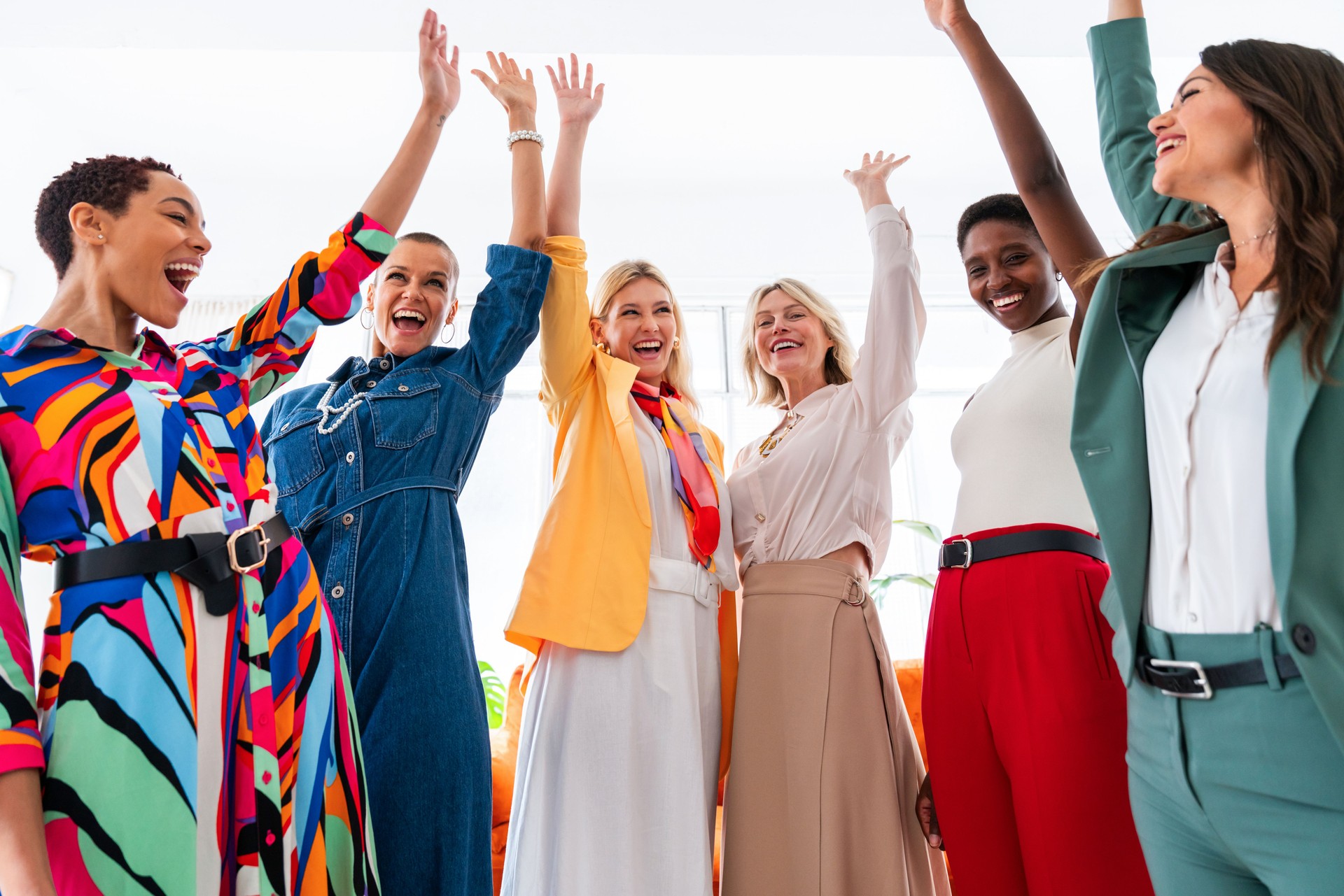 Group of businesswomen meeting in the office
